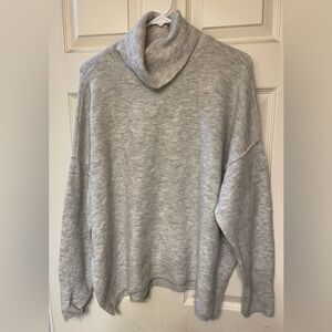 Vince Camuto Light Gray Turtleneck Sweater